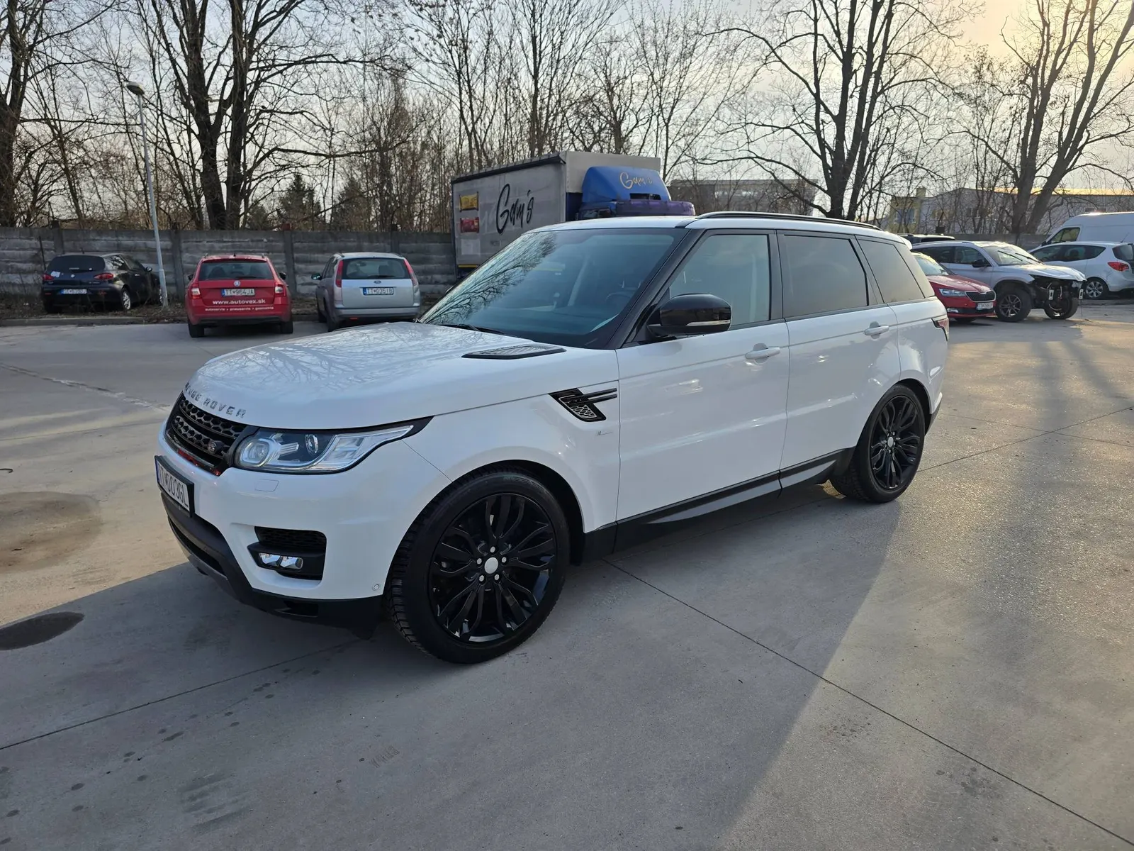 Range Rover po čistení